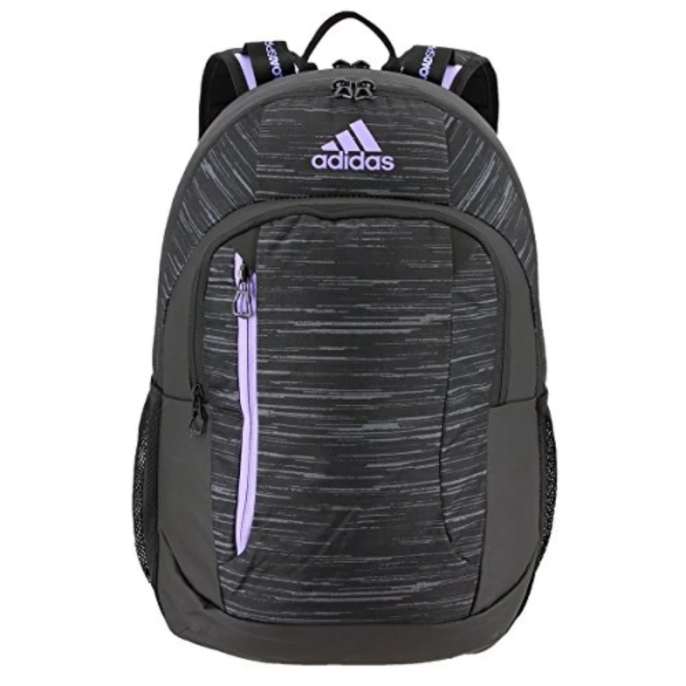 NWT Adidas Unisex Mission Plus Backpack Looper Black/Light Flash Purple